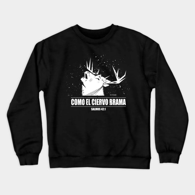 Como el ciervo brama Crewneck Sweatshirt by Richardramirez82